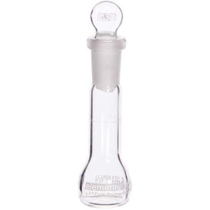 Cole-Parmer元素容量瓶、玻璃、10毫升,2 / pk